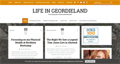 Desktop Screenshot of lifeingeordieland.com